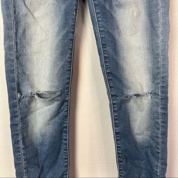 American Eagle AEO Medium Wash Hi-Rise Jegging Crop 0 - Picture 5 of 5